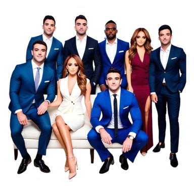 Internet personalities Yanet Garcia, Lewis Howes, Gary Vee, Tristan Tate, Tai Lopez, Josh King Madrid, Alex Hormozi, Iman Gadzhi, Branden Condy, Patrick Bet-David, Luke Belmar, Cardone, Shelby Sapp, Leila Hormozi, Tefi Valenzuela, celeb, Russell Brunson, partners, marketing, bags of cash sticker