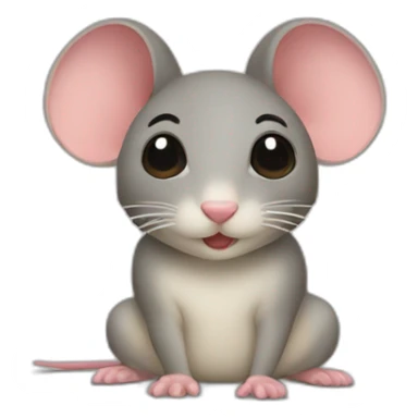Mai leu mouse sticker