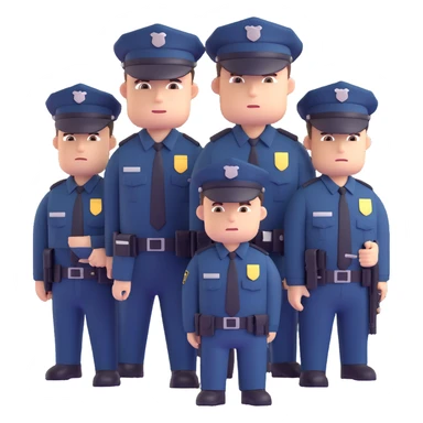 Polis özel harekat, group of tactical police officers in formation, black uniforms, Turkish police special operations sticker