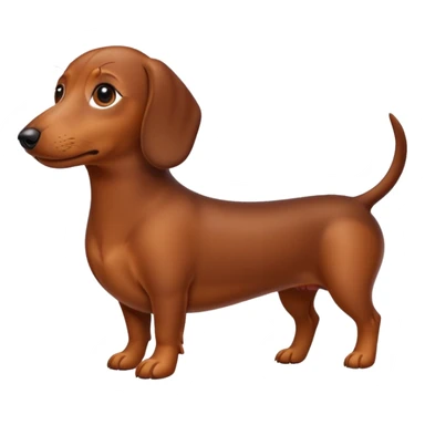 Sausage dog sticker
