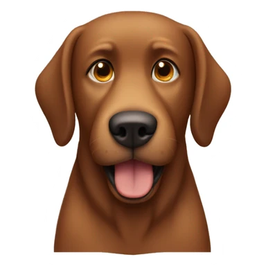 Brown dog who looks like a bear sticker