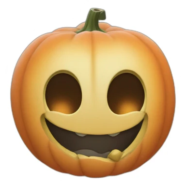 Fang citrouille sticker