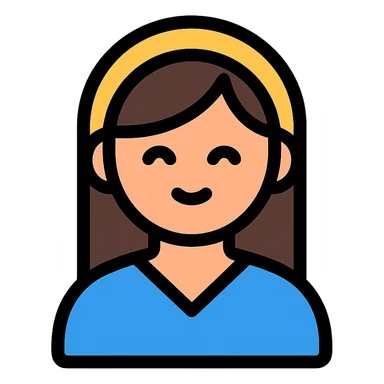 color outline icon of a mother sticker