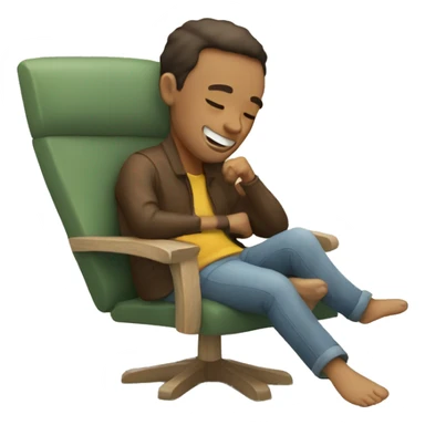 Relax person  sticker