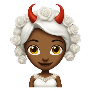 Devil bride sticker