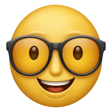 just a normall yellow emoji with the sunglasses but you can see the eyes sticker