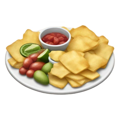 mesa con aperitivos salados sticker