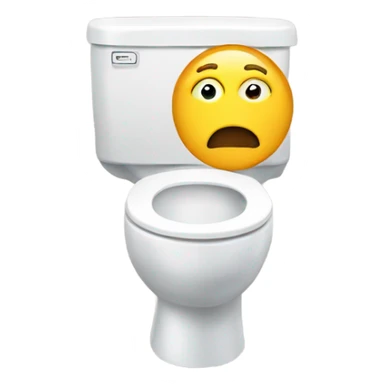 Man in a toilet sticker