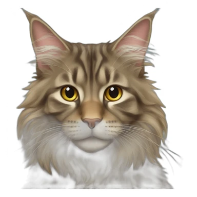 dapper maine coon sticker