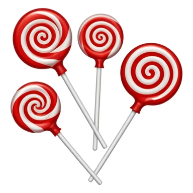 red lollipops sticker