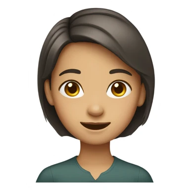 Girl with hearing aids sticker