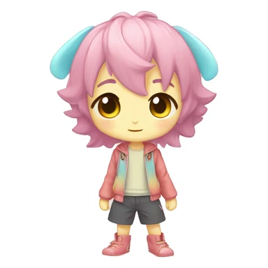 Pastel-Chibi-Sona-Shiny-Fakémon full body sticker