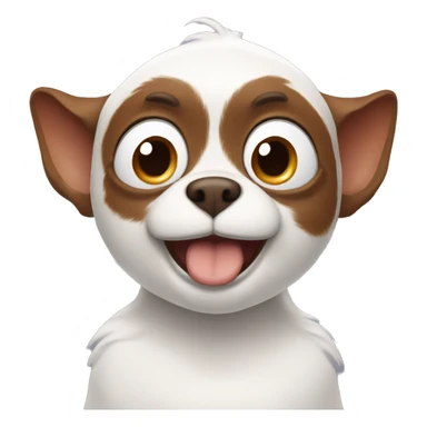 Gizmo smiling head sticker