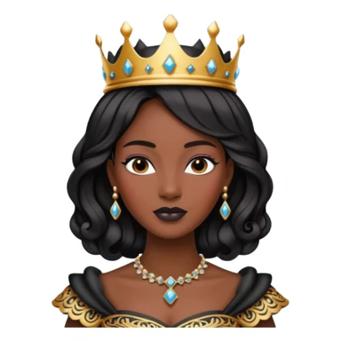 black queen sticker