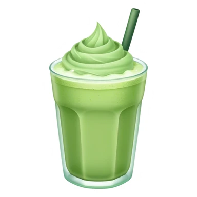 iced pastel green matcha sticker