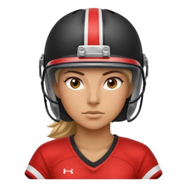 Football Players, Female player sticker