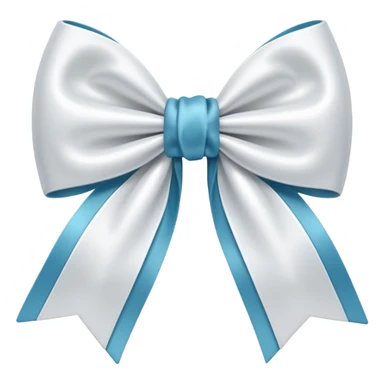 Doe white a bow sticker