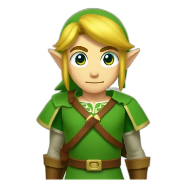 the legend of zelda link sticker