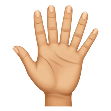 Mano con il mignolo all' in sù sticker