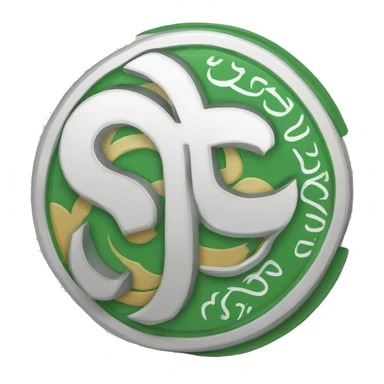 create emoji of algerian dinar with just this arabic letters دج sticker