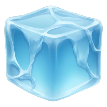 plain ice cube sticker