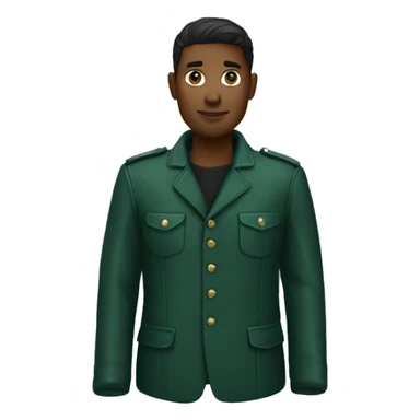 dark green equestrian jacket sticker