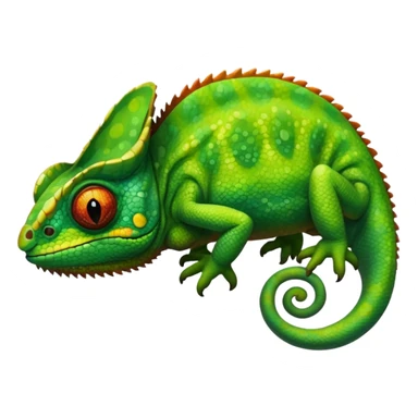 chameleon sticker