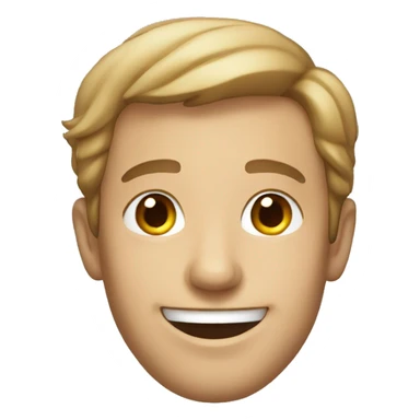 Smiling French man sticker