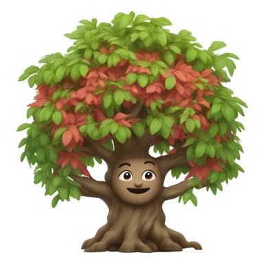 cool tree named edward  sticker