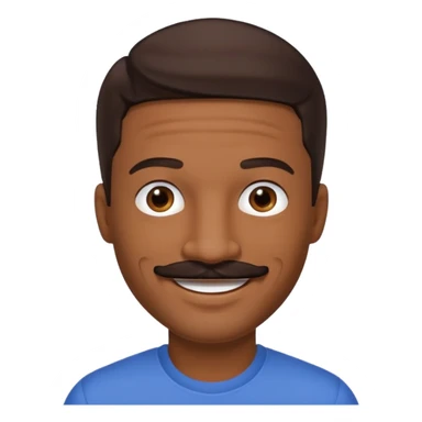 Stevie J with dark brown hair and thin mustache sticker