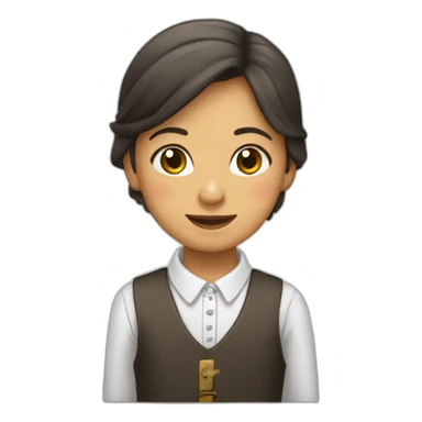 Niña paseando pastor alemán sticker