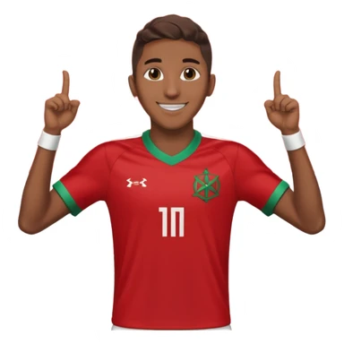 Hakimi goal in maroco sticker