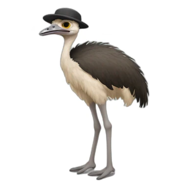 ostrich train thief sticker