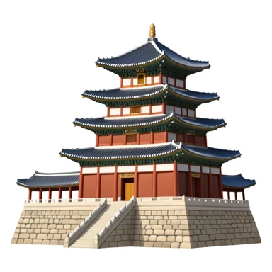 South Korea 
Gyeongbokgung Palace castle sticker