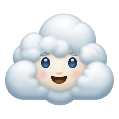 nuvem simples sticker