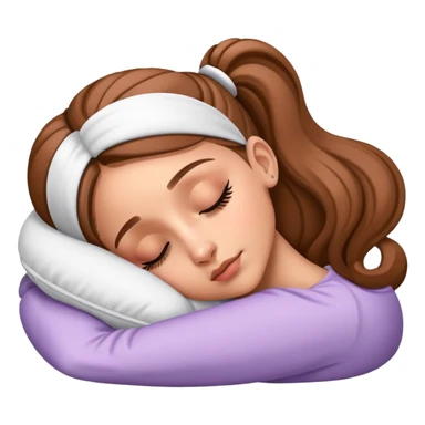 Ariana Grande sleeping sticker