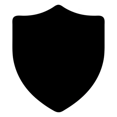 solid filled shield icon sticker