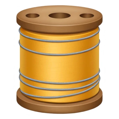 Thread spool sticker