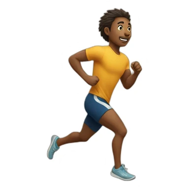 agan running sticker