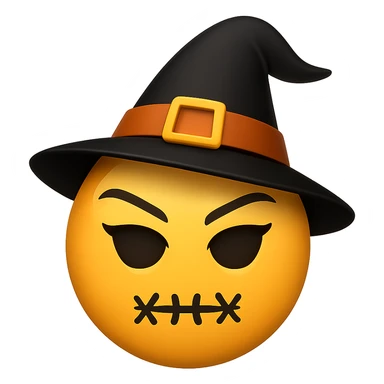 Halloween slay emoji, remove background sticker