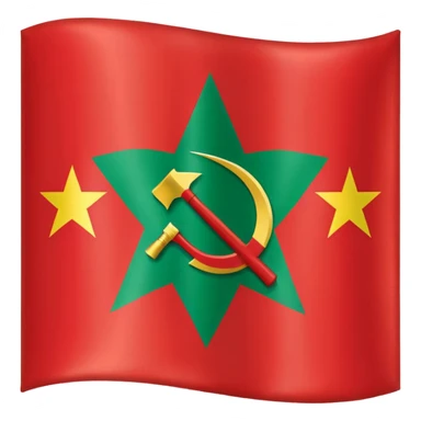 Flag of the Belarusian Soviet Socialist Republic sticker