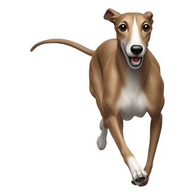 Greyhound running sticker