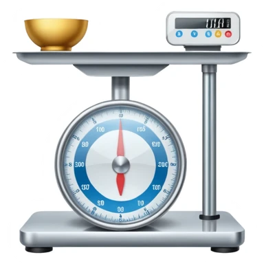 The internet  on a weighing scale sticker
