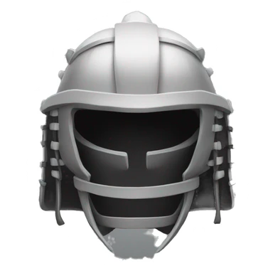 empty samurai helmet sticker