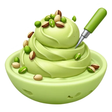gelato con penna e pistacchio  sticker