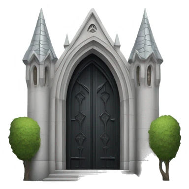 gothic entrance sticker