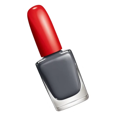 Christian Louboutin dark grey nail polish  sticker