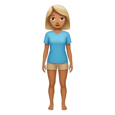 person woman fullbody sticker