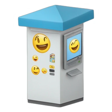 digital kiosk  sticker