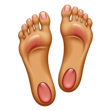 sticking tongue out showing feet sticker